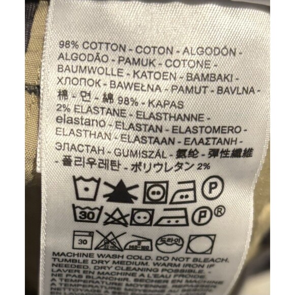 NWT Dockers Signature Khaki Gray Slim Fit Lux Cotton Stretch Pants Men’s 36 x 32 - Picture 9 of 10